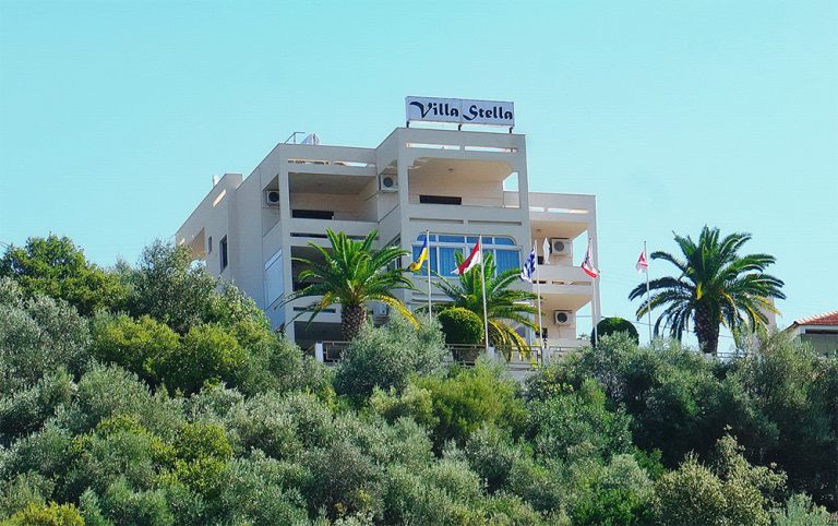 Exterior of Villa Stella Apartments in Palio, Kavala